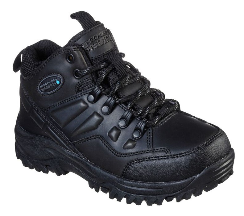 Skechers Relment - Traven - Boys Boots Black [AU-YY8642]